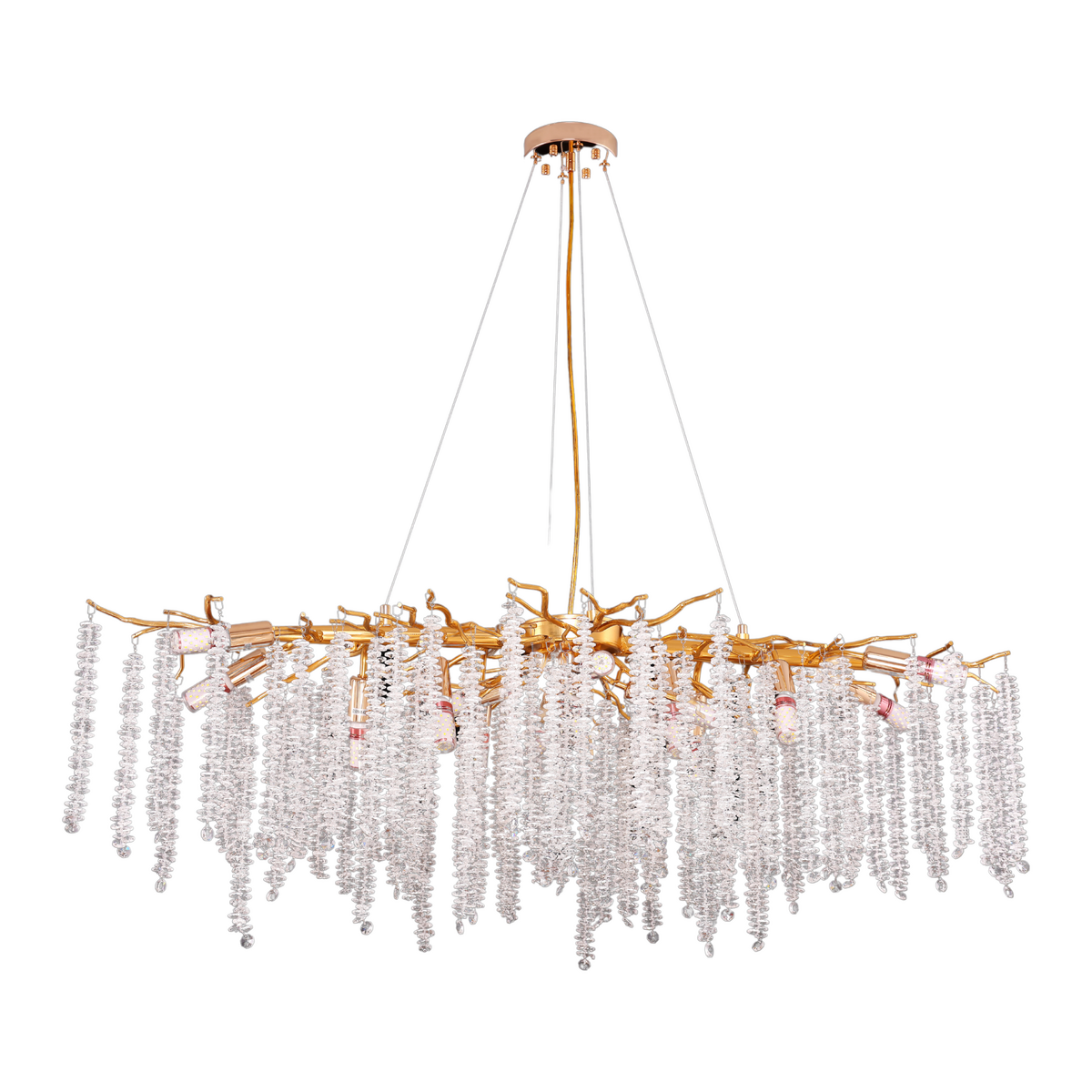 Hanging light Frost Gold | 100x40cm