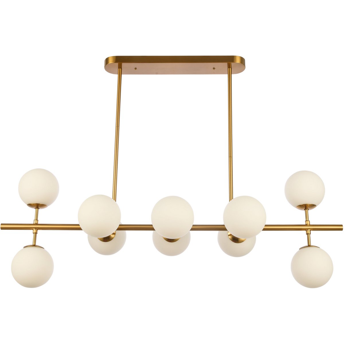 Christine hanging lamp white gold