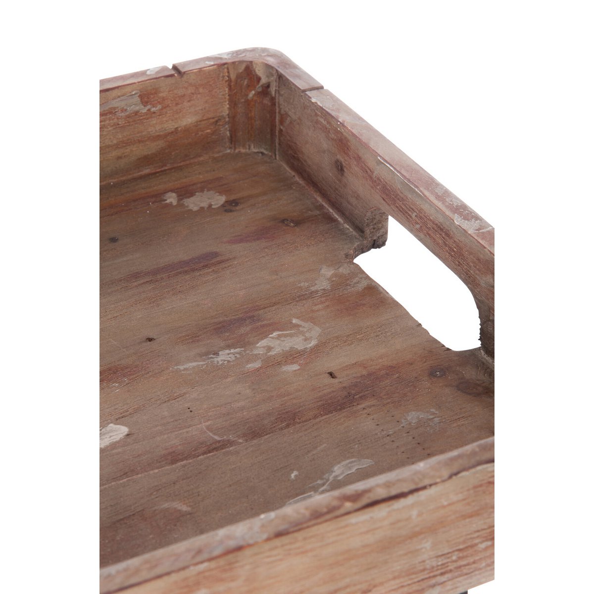 J-Line Vase Karpo unregelmäßig Stein gut braun groß