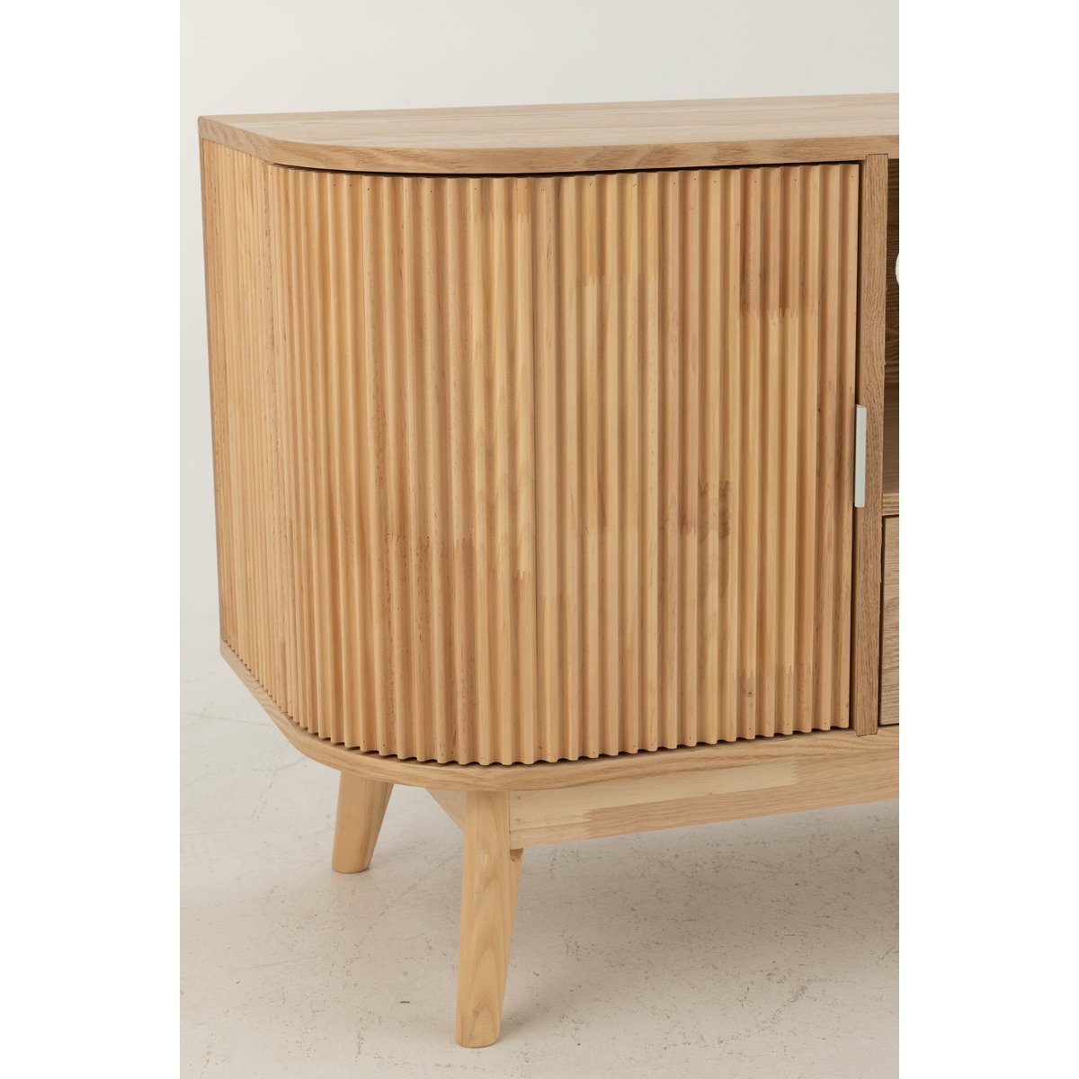 J-Line-Kabinettsrunde MDF/Dennenhout Naturel Small