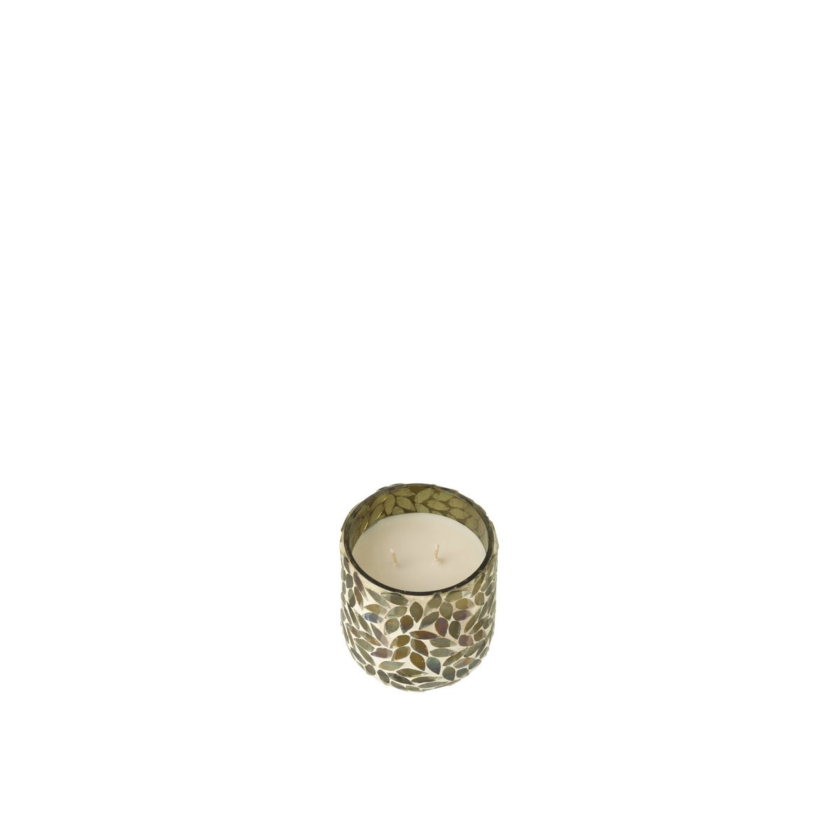 J-Line scented candle Tender Rose – wax – green – small – 50U