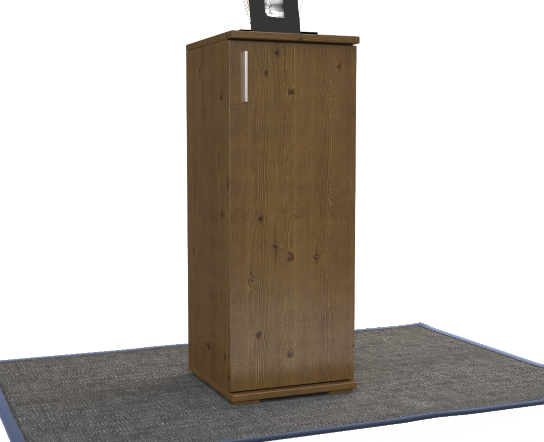 Nobis Kommode Sideboard | Anrichte | 1-Türig | 107cm hoch | 100% Bio Kiefer Massivholz