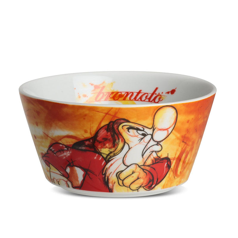 Disney 7 Dwarfs porcelain bowls set of 4, 13.5 cm diameter, in gift packaging 