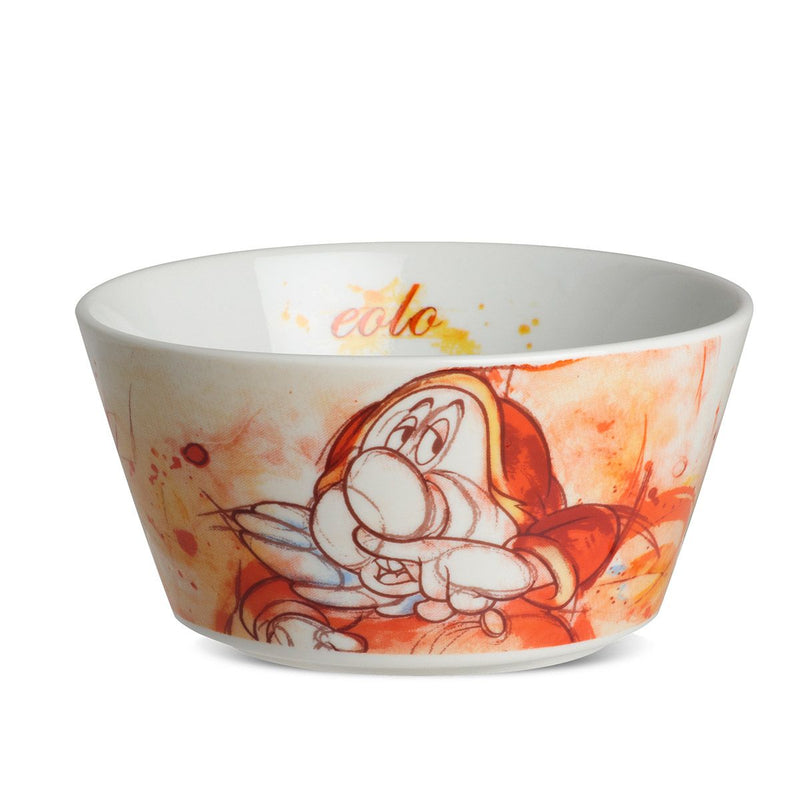 Disney 7 Dwarfs porcelain bowls set of 4, 13.5 cm diameter, in gift packaging 