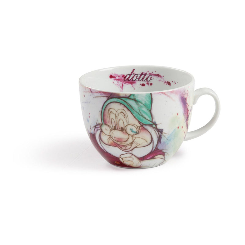 Disney 7 Dwarfs set of 3 cappuccino cups, porcelain in gift packaging 