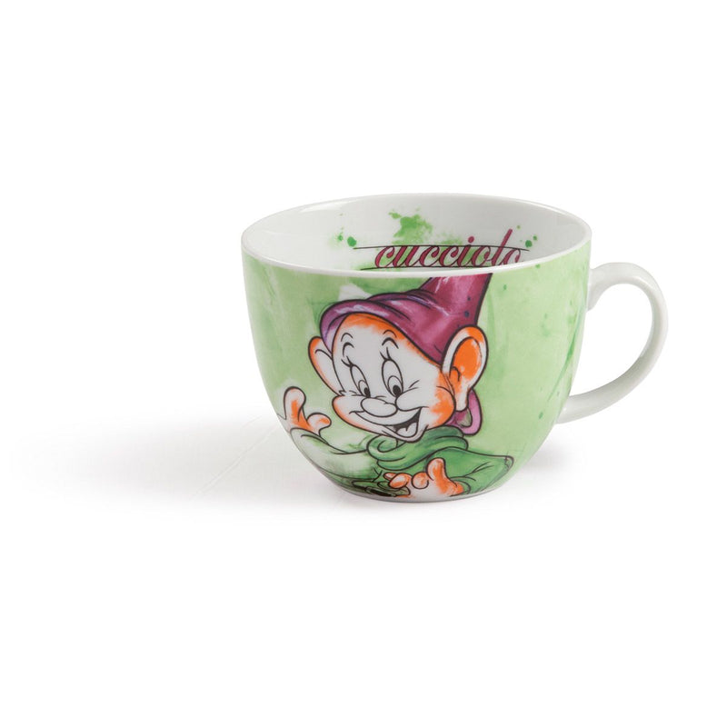 Disney 7 Dwarfs set of 3 cappuccino cups, porcelain in gift packaging 