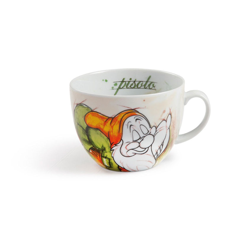 Disney 7 Dwarfs set of 3 cappuccino cups, porcelain in gift packaging 