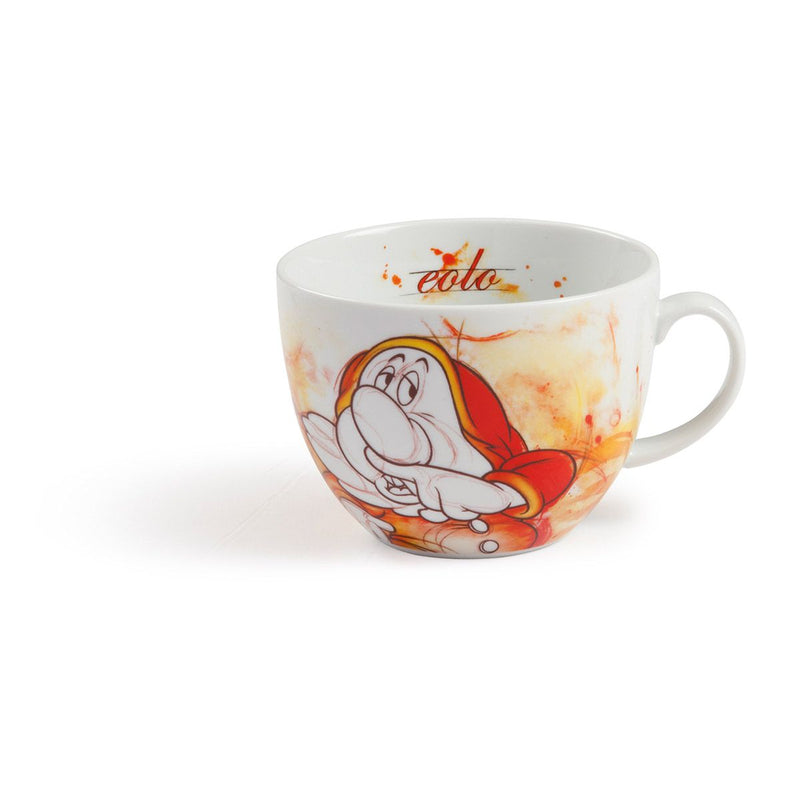 Disney 7 Dwarfs set of 3 cappuccino cups, porcelain in gift packaging 