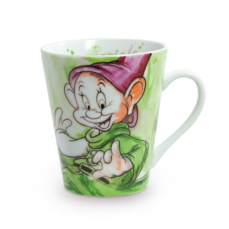 Disney 7 Zwerge Porzellantassen 4er-Set, 380 ml, in Geschenkverpackung