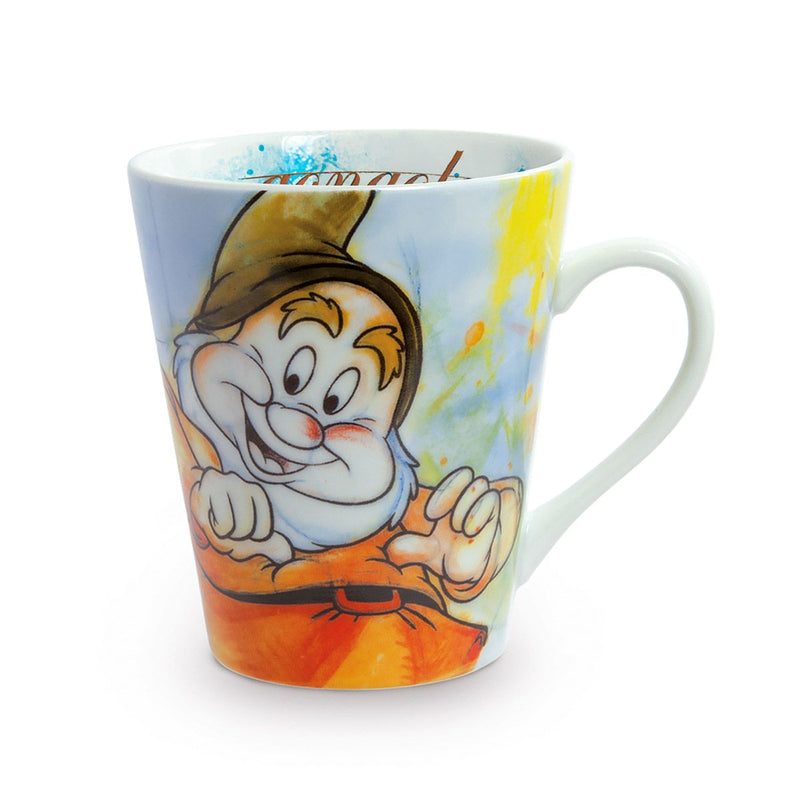 Disney 7 Zwerge Porzellantassen 4er-Set, 380 ml, in Geschenkverpackung