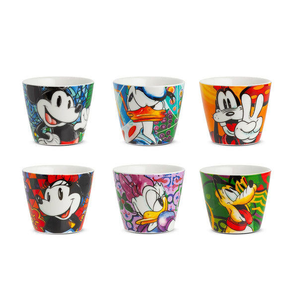 Set of 12 Disney espresso cups - microwave safe and dishwasher safe in gift packaging