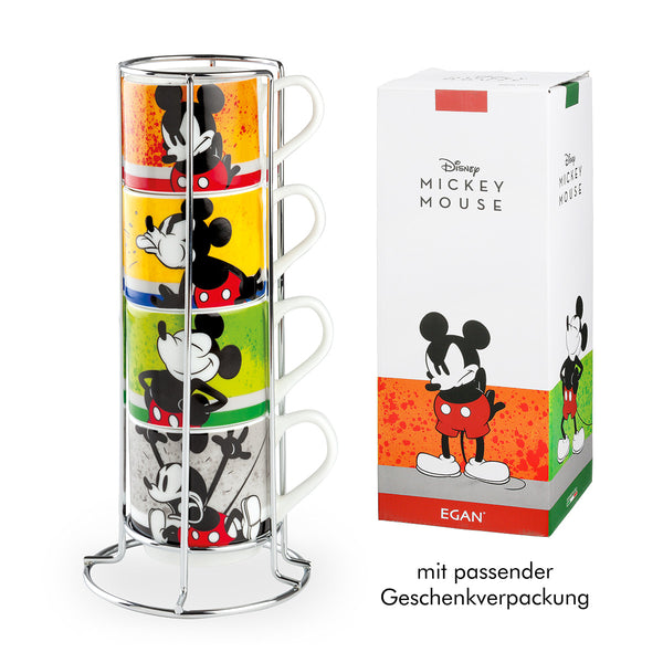Disney espresso stacking cups 'Mickey I am' - colorful and practical 