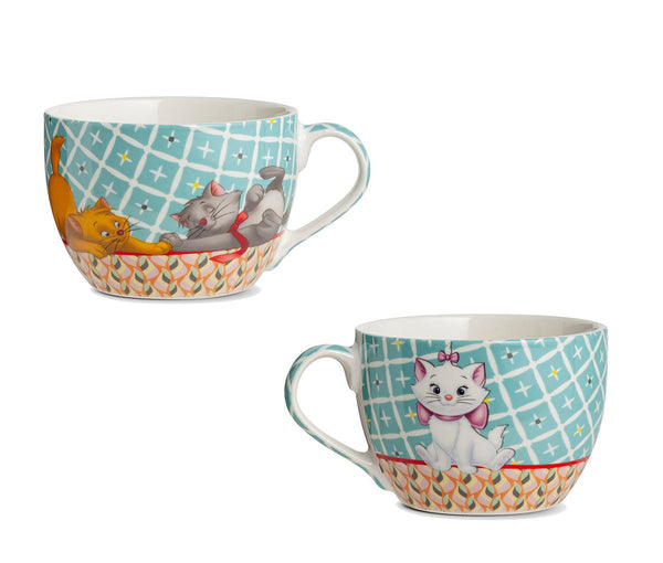 Set of 3 Disney cappuccino cups 'Aristocats' - porcelain in gift packaging