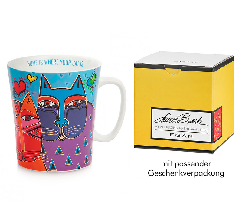 Set of 4 Disney stacking cups 'Always Kiss Me' - porcelain, 350 ml in gift packaging