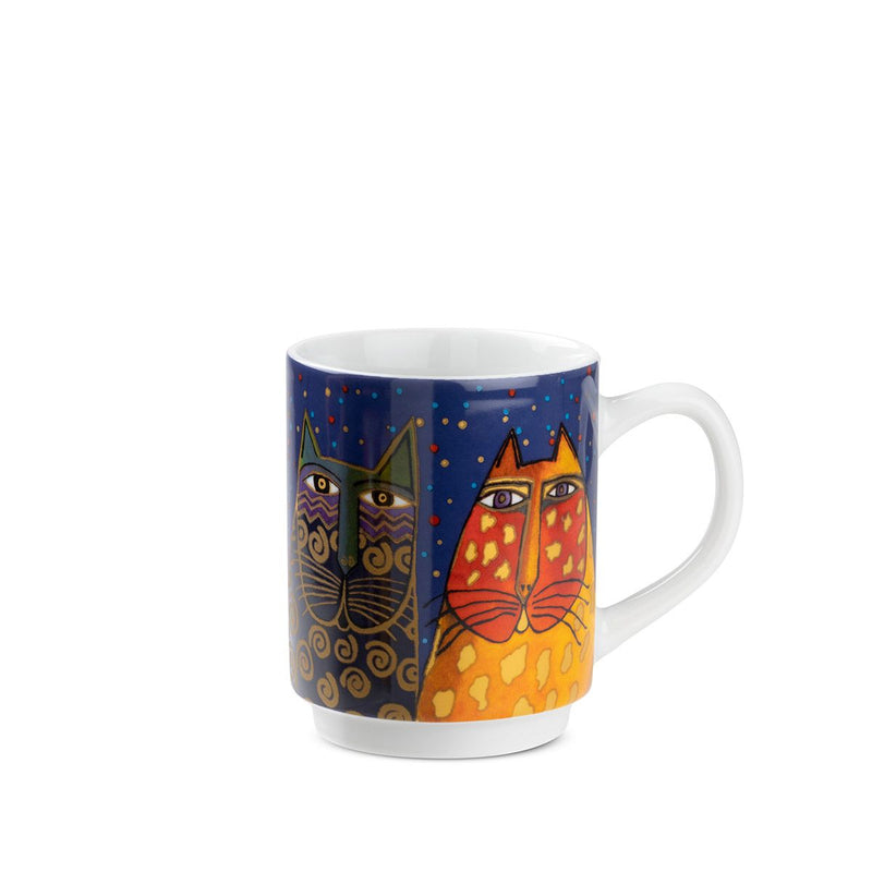 Set of 4 Disney stacking cups 'Always Kiss Me' - porcelain, 350 ml in gift packaging