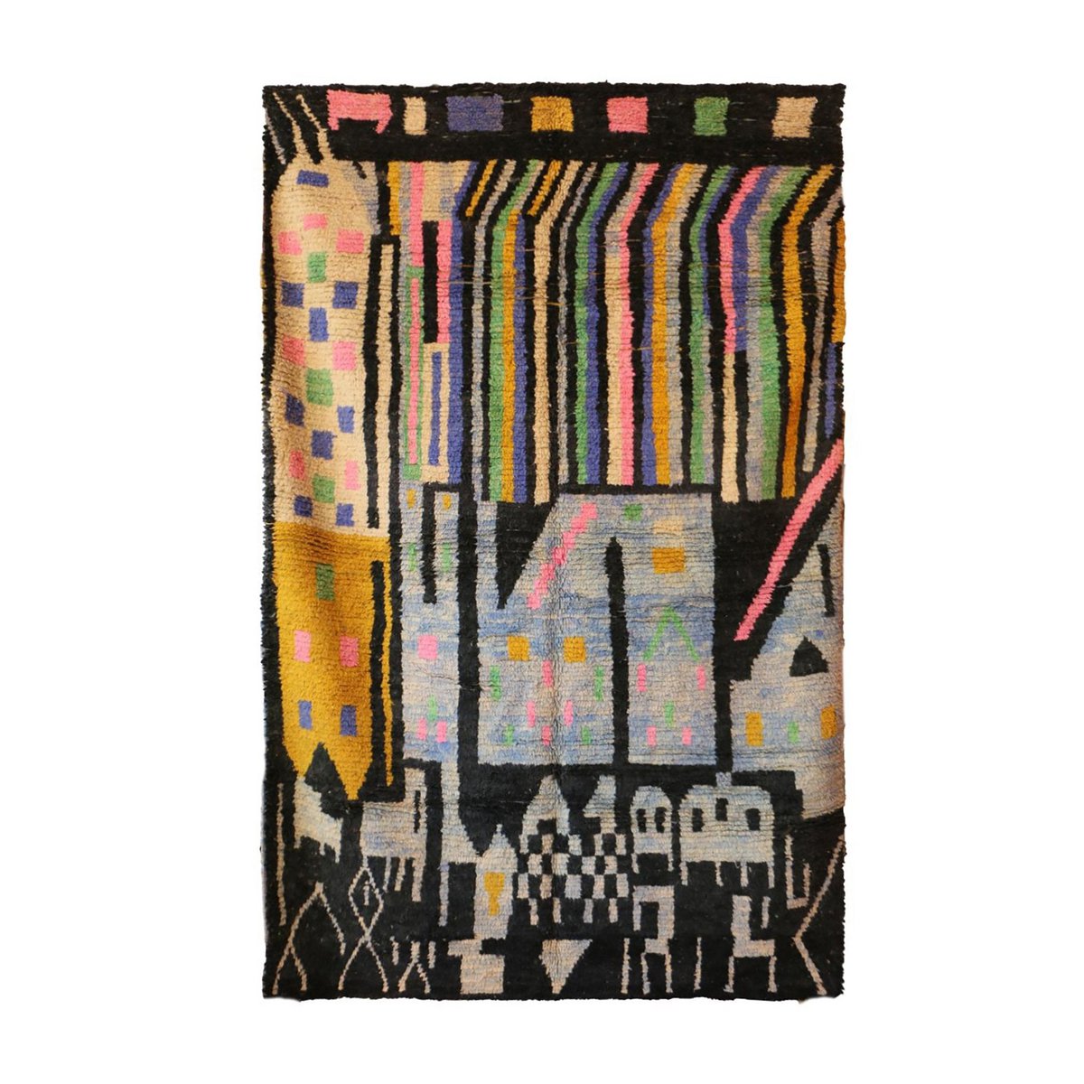 Bunter Berberteppich von Boujad 202 x 307 cm