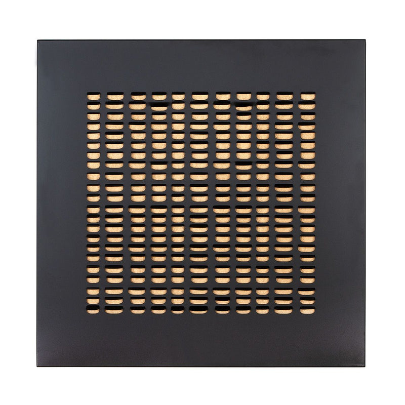 Wall relief Torus – Modern metal artwork in black