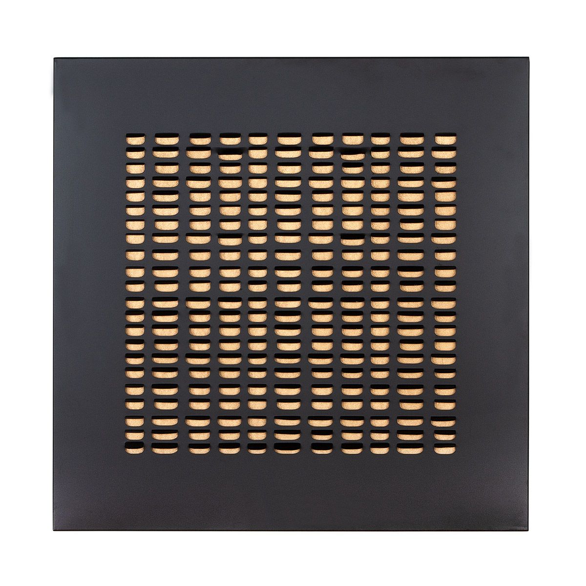 Wall relief Torus – Modern metal artwork in black