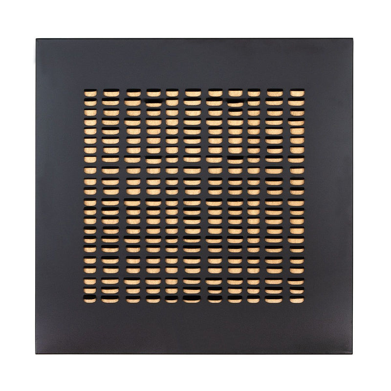 Wall relief Torus – Modern metal artwork in black
