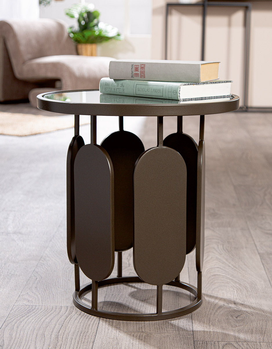 Beistelltisch Zulu Metall anthrazitfarben