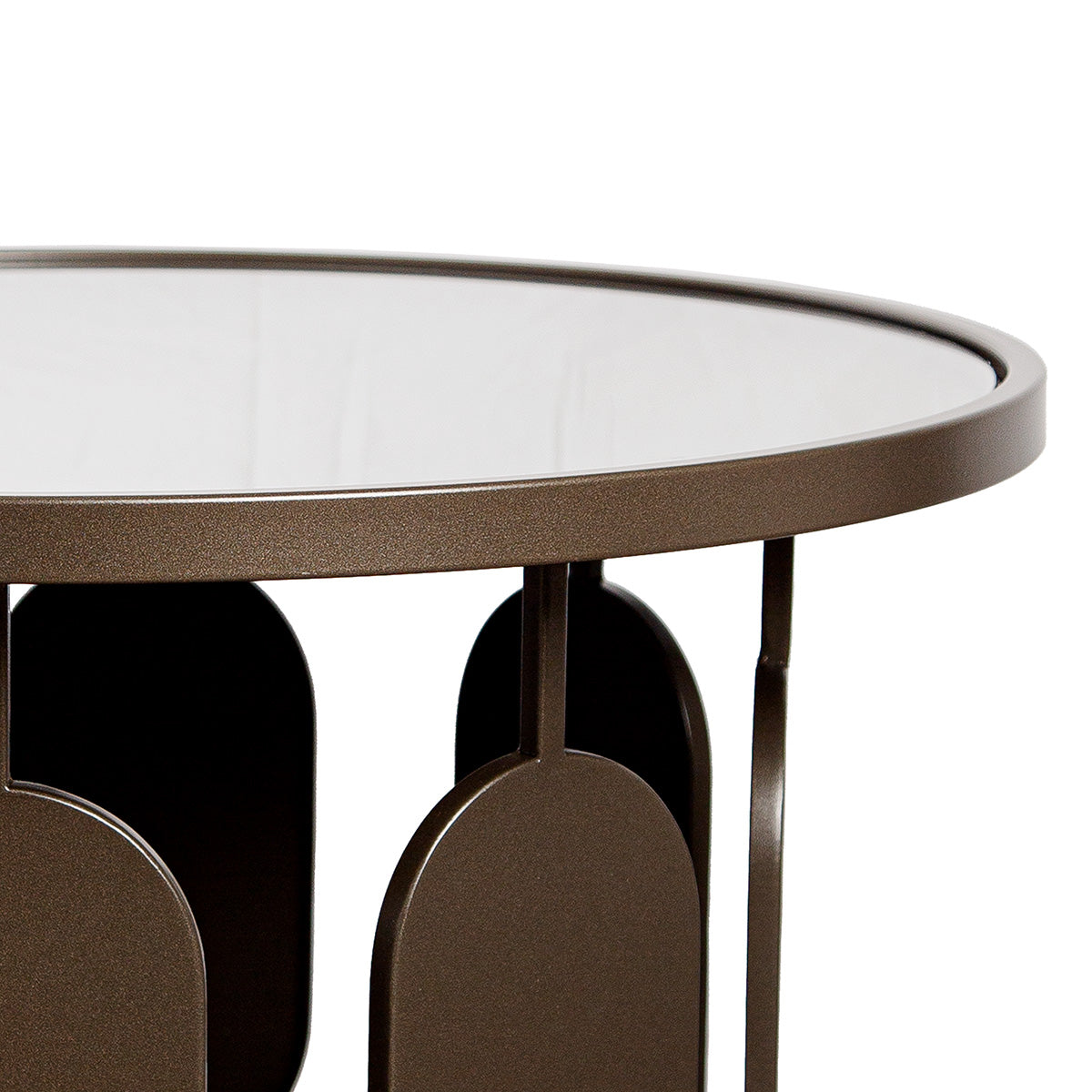 Beistelltisch Zulu Metall anthrazitfarben