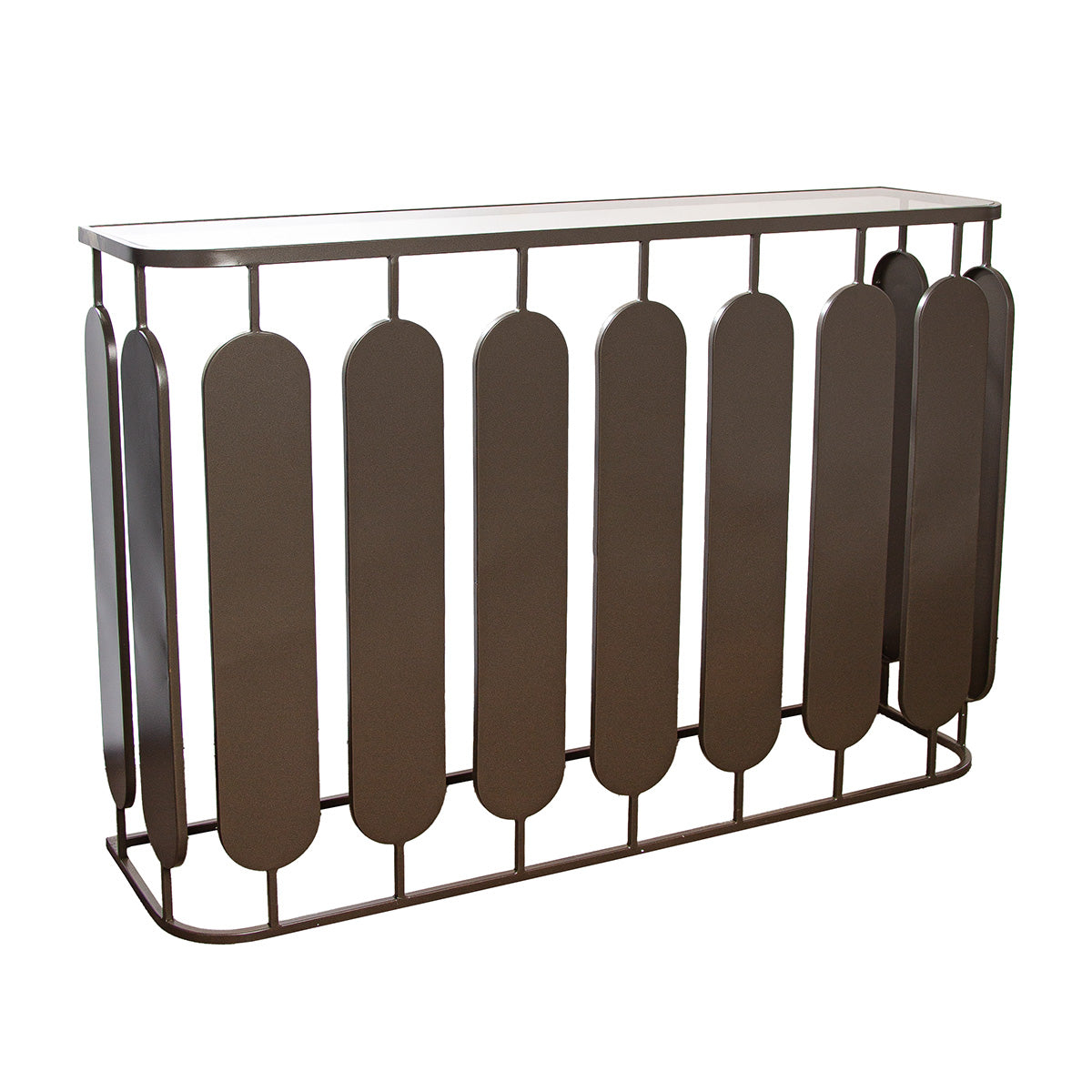 Sideboard Zulu Metall Anthrazitfarben 120cm