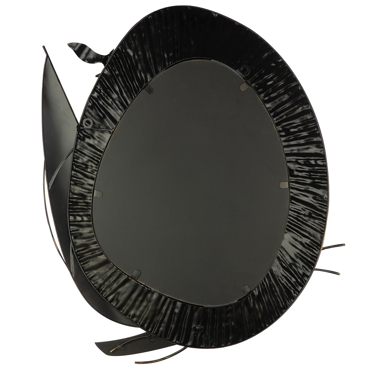 Wandspiegel Bootstour Metallspiegel maritim blau weiß