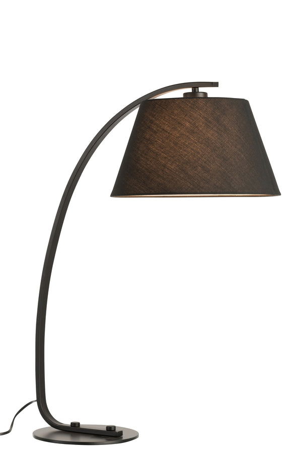 Arc table lamp - Elegant design made of black metal