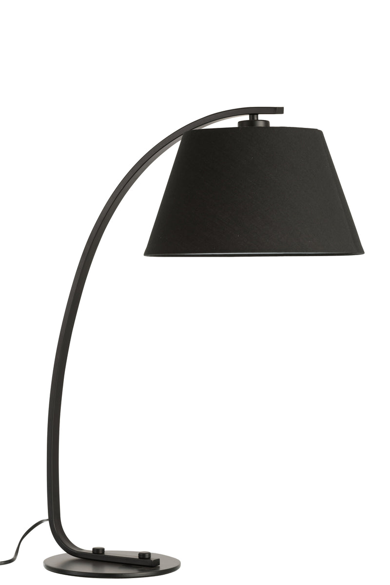 Arc table lamp - Elegant design made of black metal