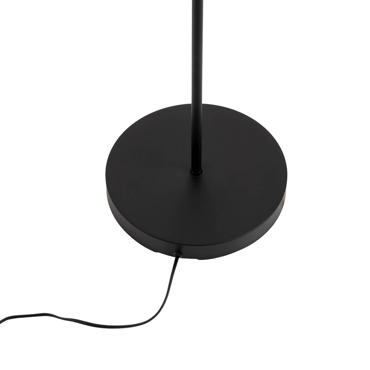 Stehleuchte "MODO" aus Metall in Schwarz,, Fassungen in Gold, E27-Fassung, Stehlampe für Wohnzimmer, Esszimmer, Küche, Diele, Flur oder Büro, 150 x 49 cm