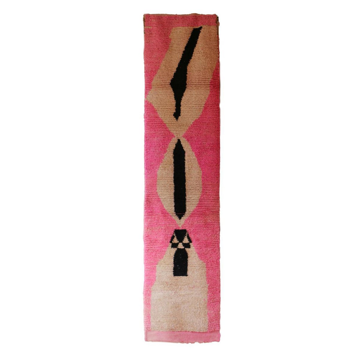 Berber Wollkorridor Teppich 74 x 322 cm
