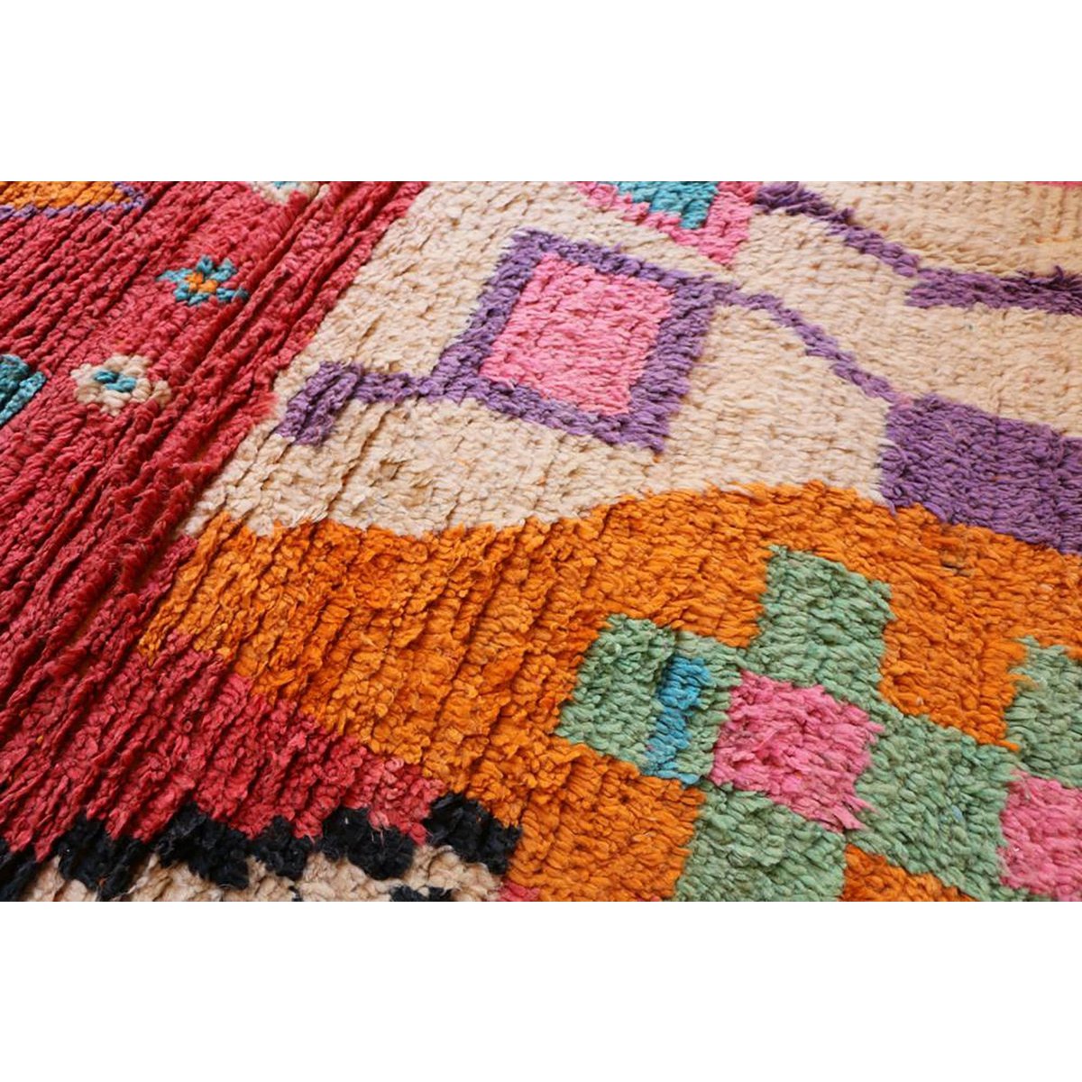 Marokkaner Berber Teppich reiner Wolle 209 x 316 cm