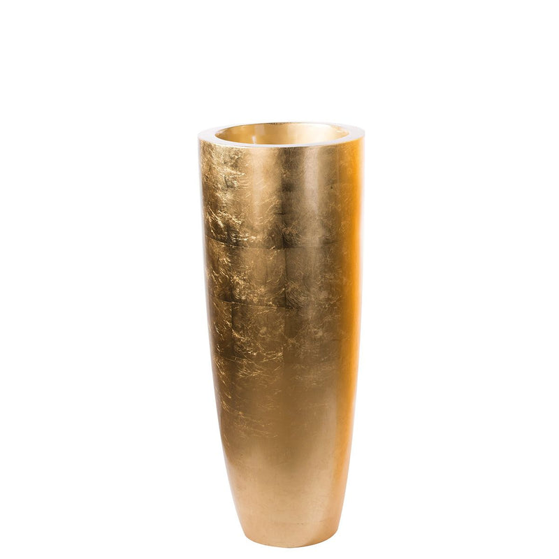 Planter XXL Cone Gold Poly 92 cm or 115 cm