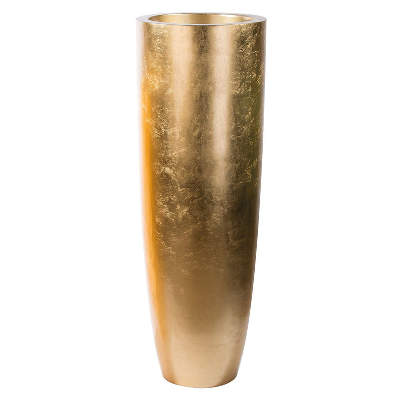 Planter XXL Cone Gold Poly 92 cm or 115 cm