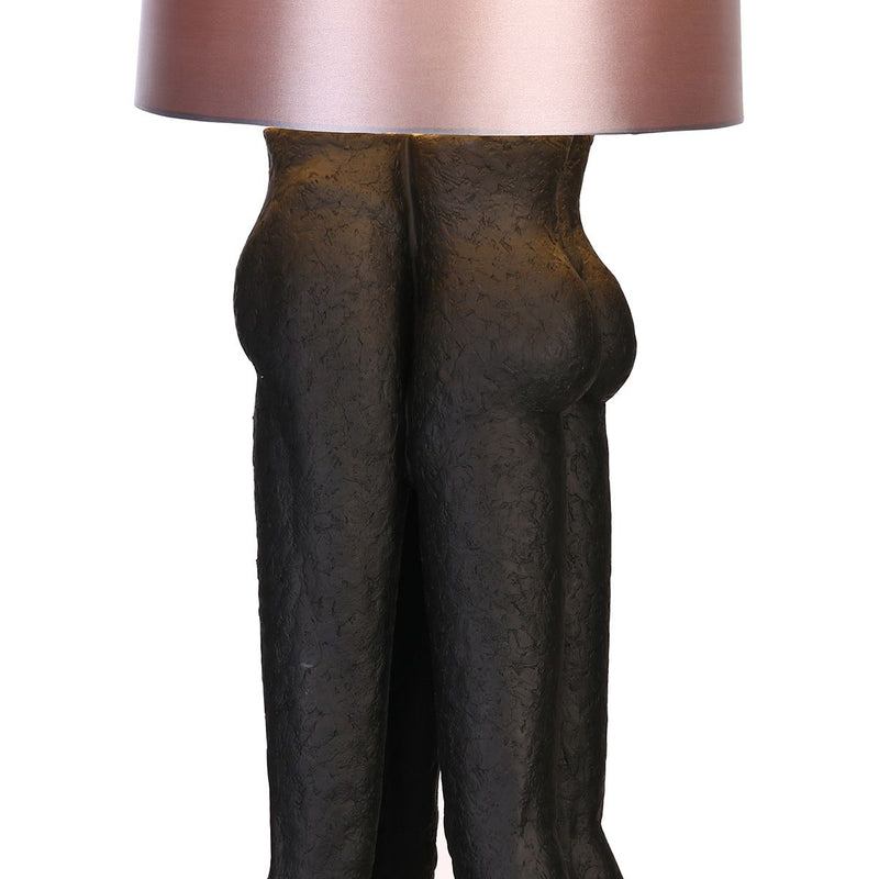 Poly Textil Stehlampe "Kissing Couple" – Elegante Beleuchtung mit künstlerischem Touch 156cm
