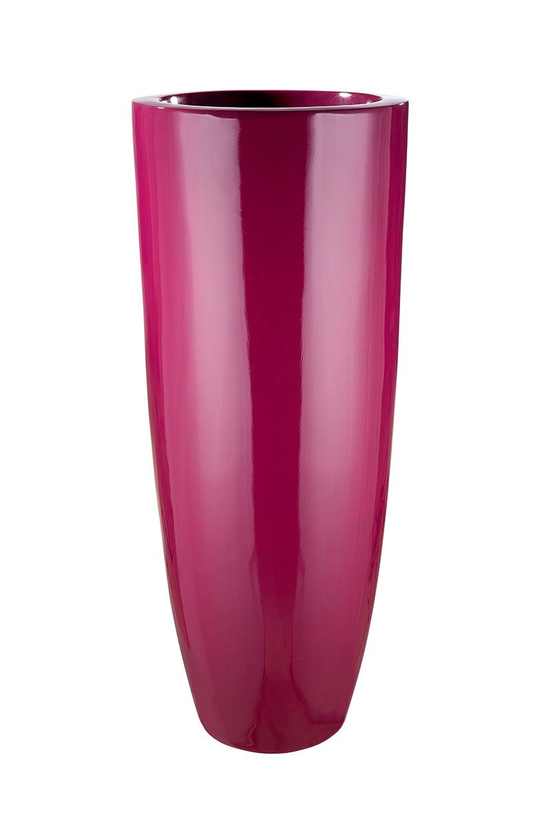 Planter XXL cone resin yellow, pink or blue 75cm or 92 cm