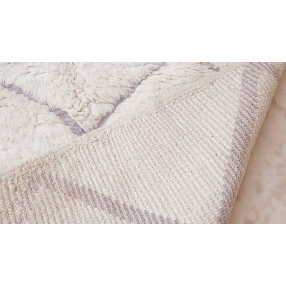 Moroccan Berber carpet made of pure wool, 119 x 199 cm