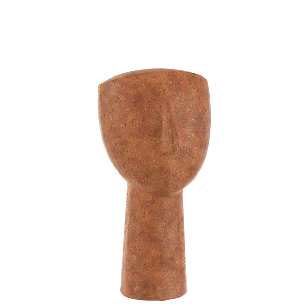 Decorative figure "Leo" made of polyresin in terracotta look