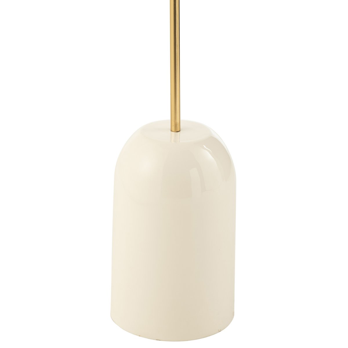 Moderne bijzettafel in wit en goud - 68 cm