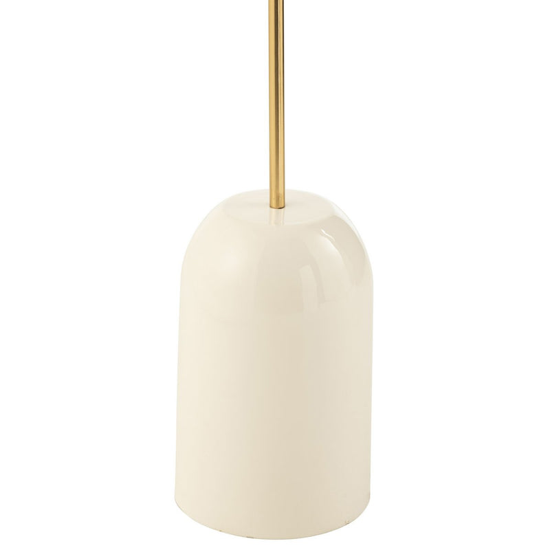 Moderne bijzettafel in wit en goud - 68 cm