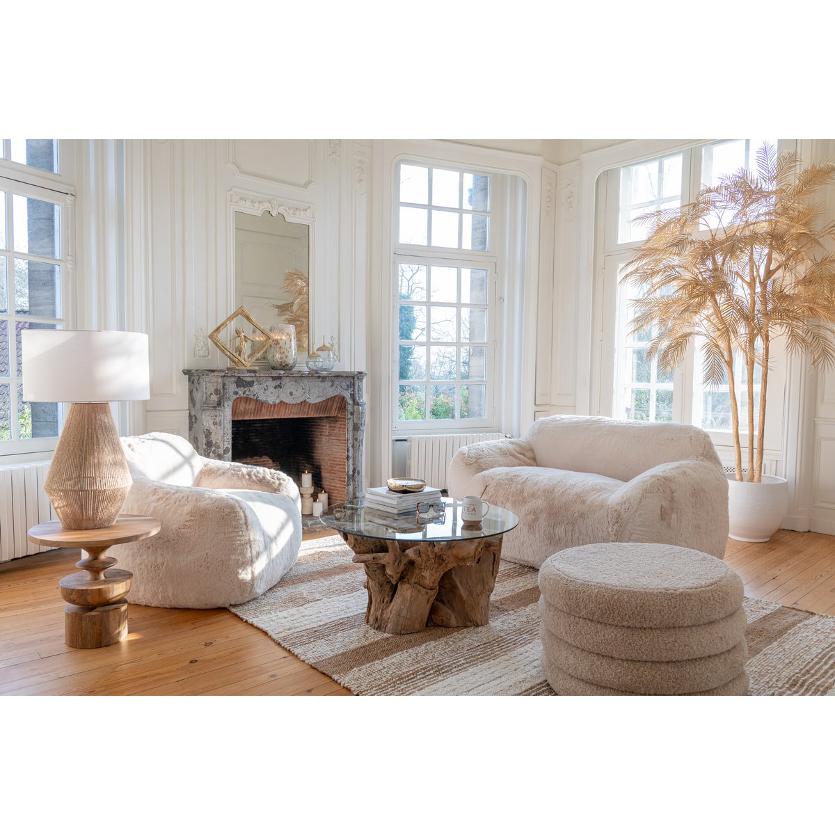 Sofa Cutie Comfort Creme 2-Sitzer