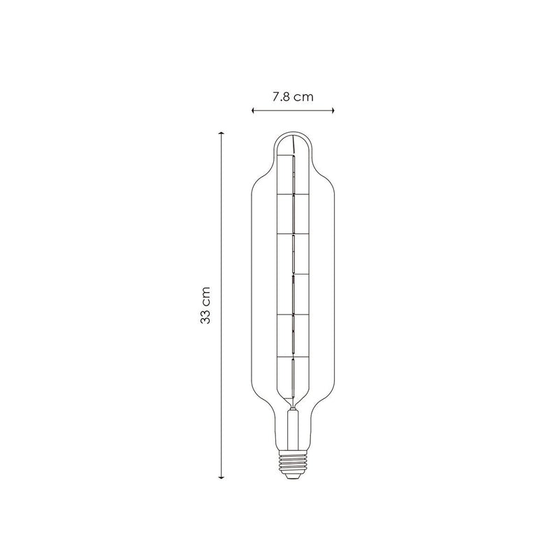 Home Sweet Home dimmable LED Carbon D E27 G78 5W 140Lm 1800K smoke