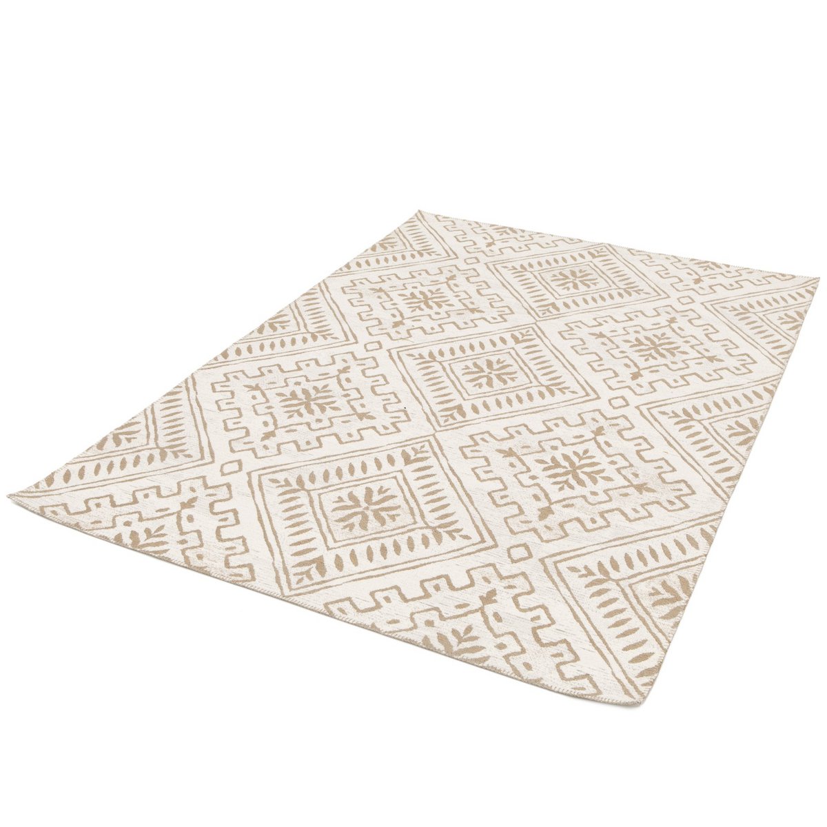 Gobeline -Webenmatte in Jute und recycelten Fasern Santa Fe