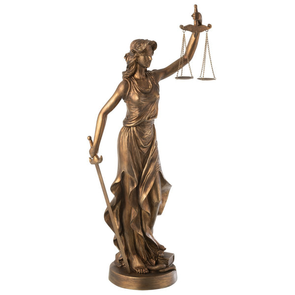 Frau Justitia Resin Copper Large