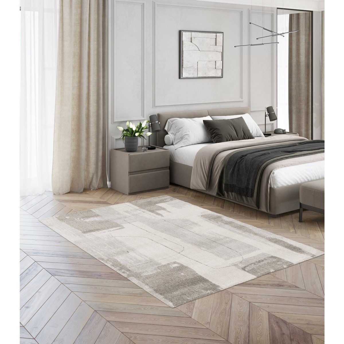 Ultra weicher Teppich und Designer Rätsel