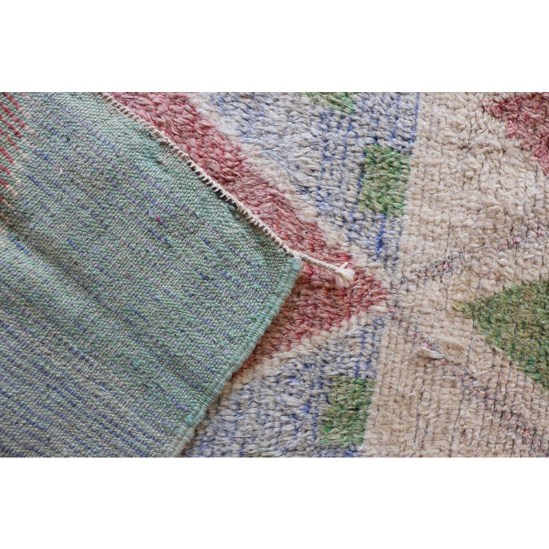 Farbenfroher Berber-Boujaad-Flurteppich, 89 x 492 cm