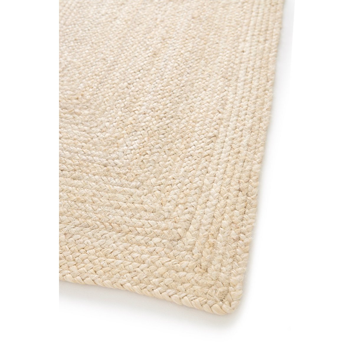 Indira handgefertigter geflochtener Jute -Teppich