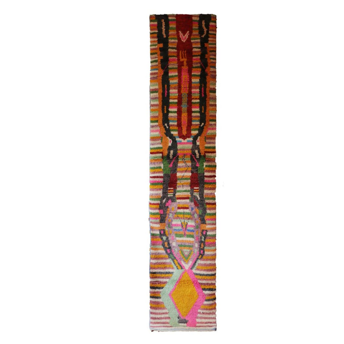 Moderner Berber-Wollteppich für den Flur, 72 x 355 cm