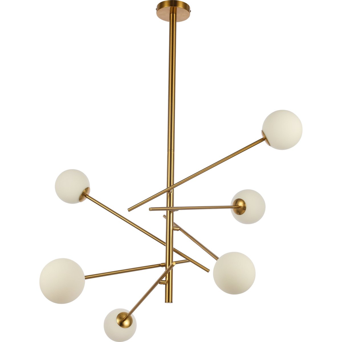 Diana white gold hanging lamp