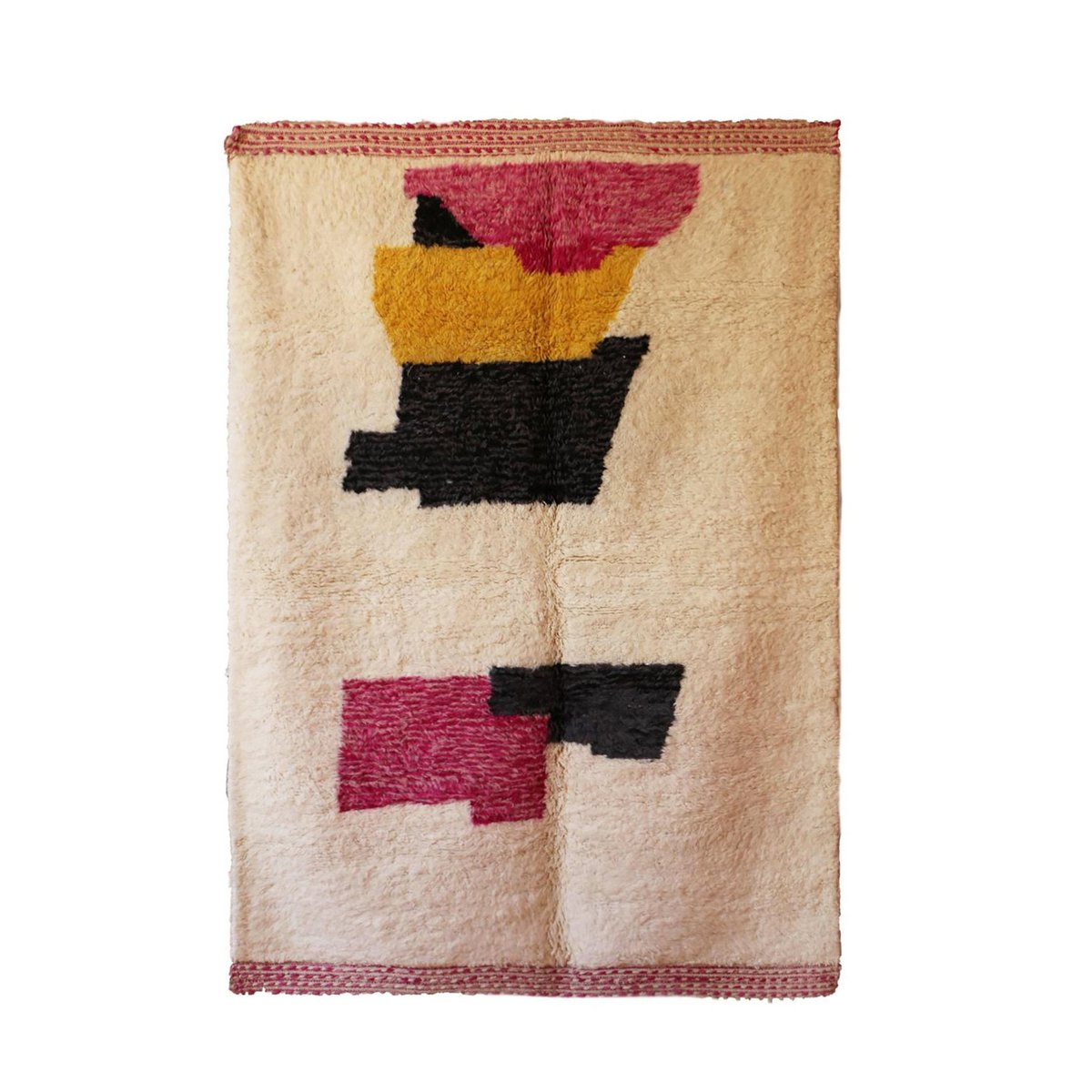 Moroccan Berber carpet made of pure wool, 167 x 247 cm